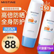 蜜絲婷【趙露思推薦】泰版蜜絲婷小黃帽防曬霜spa50+防水日期26年4月 【2支囤貨裝】小藍帽防曬乳70ml