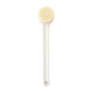 MUJI COM無(wú)印良品【商場(chǎng)同款】長(cháng)柄洗澡刷子搓澡神器沐浴刷軟毛搓背去角質(zhì) 白色經(jīng)典款 刷毛偏硬