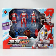 奧特曼玩具套裝杰克初代賽文泰羅面具關(guān)節超可動(dòng)聲光怪獸人偶 杰克-變形機甲蛋套裝