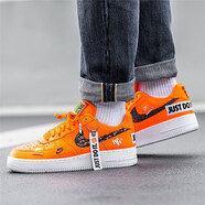 耐克（NIKE）新款 空軍一號 AF1 男女鞋低幫純白運(yùn)動板鞋AR7719-100 AR7719-800 橙色拼接 42.5