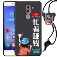 鑫唯樂(lè) 華為榮耀暢玩6X手機(jī)殼BLN-AL10保護(hù)套honor6x榮譽(yù)六叉al20個(gè)性創(chuàng)意al40全 忙著賺錢(qián) 關(guān)注店鋪 配掛繩指環(huán) 榮耀6X