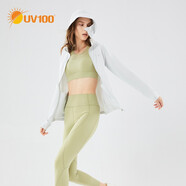 UV100防曬衣女春夏防紫外線薄款防曬衫戶外運(yùn)動透氣防曬服21502 極簡灰A版-遮蔽率99.00% S