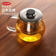 Kinto玻璃杯茶杯日本品牌透明耐熱水杯辦公室泡茶杯一體式過濾茶壺 【不銹鋼過濾】茶壺500ml