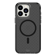 tech21手機殼適用于蘋果iPhone16promax透明硅膠防摔15pro磁吸硬殼14保 菱格透黑磁吸4.9米防摔軟殼 iPhone16ProMax