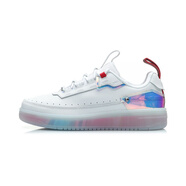 李寧華晨宇同款李寧板鞋CF溯琉光溢彩簡(jiǎn)約輕便情侶鞋男運動(dòng)鞋AGCP289 AGCP289-3標準白/公牛紅 39