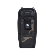 户外战术多功能对讲机包Molle附件手台包无线电保护套迷彩腰挂包 黑CP迷彩