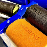 上海首店the?Roll'ING瑞士卷中勞斯萊斯黑金抹茶玫瑰配禮盒禮袋 法式香緹芝士卷1個(gè)【禮盒禮袋】