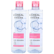 歐萊雅（LOREAL） 卸妝水液眼唇臉部三合一溫和卸妝膏清潔溫和滋潤皮膚學(xué)生 三合一卸妝潔顏水倍潤型400ml*2