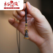 裕德俊同款隨身佛掛件民族風(fēng)古法設計好運寓意復古吊墜項鏈 隨身佛項鏈【合金】