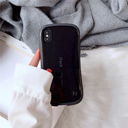 廷家和 IFace蘋果xs max手機(jī)殼iphoneXR保護(hù)套全包防摔7/8plus小蠻腰6s潮女款 iface黑色+掛繩 蘋果XR