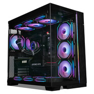 LIANLI聯(lián)力包豪斯O11D EVO全視版 黑色 無(wú)立柱海景房臺式電腦機箱  EATX大箱/三面水冷位/支持5090顯卡