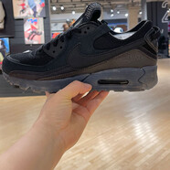 耐克（NIKE）男鞋2025夏季新款AIR MAX90運動(dòng)休閑緩震透氣跑步鞋 DQ3987-002黑色 40