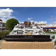 溥畔布達(dá)拉宮模型 布達(dá)拉宮模型擺件長(zhǎng)14.5cm*寬7cm*高6.5cm西藏建的
