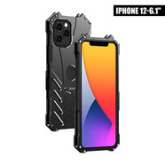 龍豈iPhone12promax手機殼金屬邊框蝙蝠俠防摔全包蘋(píng)果ip12Pro保護ip13ProMax定制散熱外殼三防時(shí)尚男 蝙蝠俠 iPhone12/12pro  6.1寸