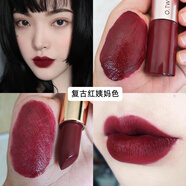 O.TWO.O 裸色口紅奶茶色歐美妝小眾品牌啞光霧面女雙頭灰裸色系 10復(fù)古深紅姨媽色