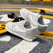 普尼PONY1972戶(hù)外運動(dòng)舒適耐磨滑板鞋Skate男女低幫休閑帆布運動(dòng)鞋 231U1SK03GR 灰色 35