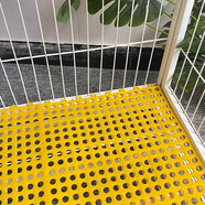 小許寵物兔子貓狗軟腳墊耐咬可裁剪天竺鼠龍貓荷蘭豬踏板雞鴨防卡腳 黃色軟腳墊30*30cm【多件驚喜】