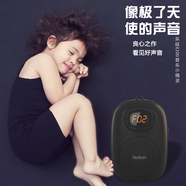 樂廷（Rolton） 磨耳朵英語(yǔ)機(jī)mp3外放兒歌兒童音樂播放器便攜胎教插卡小音箱嬰幼兒早教國(guó)學(xué)故事機(jī) 炫酷黑（標(biāo)配）