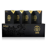 天佑德青稞酒 52度小黑125ml*4瓶 小瓶白酒青稞酒青?；ブ?青海特 52度 125mL 16瓶 【4條裝】