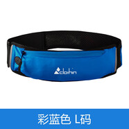 卡魯森（clothin）運(yùn)動(dòng)跑步手機(jī)腰包男女戶外多功能大容量馬拉松防水可調(diào)節(jié)腰帶裝備 彩藍(lán)色 L碼