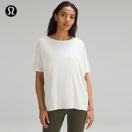 lululemon丨Back in Action 女士短袖 T 恤 LW3FHNS 骨白 M /8