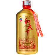 江左盟和天下白酒貴州茅臺鎮醬香型白酒53度糧食自飲口糧老酒 53度 400mL 1瓶 和天下醬香白酒