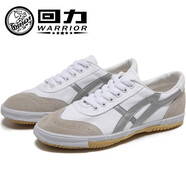 回力帆布鞋男鞋夏季透氣百搭休閑鞋田徑鞋跑步鞋男女體考學(xué)生運動(dòng)鞋子 WL-27白灰 42
