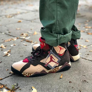 耐克（NIKE）男鞋Air Jordan 7 AJ7喬7代火星人馬文 籃球運(yùn)動(dòng)鞋AT3375-200 AT3375-200 棕色 40