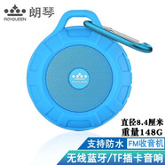 朗琴（ROYQUEEN） 無線藍牙音箱 低音炮迷你小音響 辦公家用臺式電腦手機無線插卡戶外便攜小鋼炮車載收錢播放器 T350綠色【防水+插TF卡+收音機 官方標配