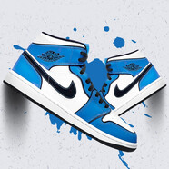 耐克（NIKE）男鞋AIR JORDAN AJ1 科技緩震戰(zhàn)靴皮革尼龍透氣男士高幫籃球鞋 DD6834-402 小閃電 40