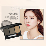 拉美拉（LAMEILA）3色眉粉3組色可選 持久易上色眉筆眉膏彩妝 1g 2#灰色系