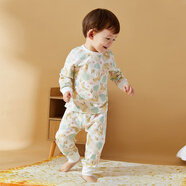 乖奇熊男女寶寶長(cháng)袖長(cháng)褲內衣套裝春秋冬季嬰兒童純棉睡衣服家居服兩件套