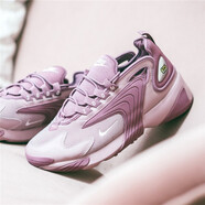 耐克（NIKE）新款女鞋Zoom 2K 黑白復古老爹鞋休閑舒適運動(dòng)鞋跑步鞋  AO0354-500 女神粉 36.5