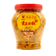湯媽媽湖南味道毛家食品火焙魚(yú)下飯菜毛家飯店湯媽媽香辣小魚(yú)仔 毛家黃貢椒1000g