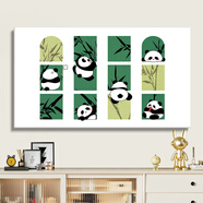 百菲電視機(jī)防塵罩全包55寸65寸75寸液晶彈力防滑蓋布壁掛式電視防塵套 悠哉熊貓 46-50英寸