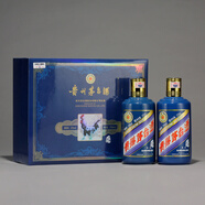 茅臺(tái)（MOUTAI）生肖禮盒裝2瓶蛇年茅臺(tái)馬羊猴雞狗豬鼠?；⑼谬埳呙┦詹厮投Y375ml 53度 375mL *2瓶雞年生肖禮盒