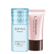 蘇菲娜（SOFINA）（Sofina）芯美顏日間倍護防曬乳Sofina防曬霜白小花藍小花 藍小花清爽+滋潤隔離