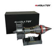 NIKOLA TOY羅爾斯羅伊斯Trent900渦扇引擎模型飛機發(fā)動(dòng)機創(chuàng  )意禮物送孩子男友 禮盒款Tr900/25cm，成品