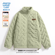 JEANSWEST LIFE真維斯歐美風(fēng)男士棉服秋冬季保暖透氣上衣潮男機車戶外防風(fēng)外套潮