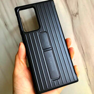 【品牌原裝】適用三星note20Ultra手機(jī)殼硅膠s105g韓版6.7支架全 Note20Ultra【黑色】支架殼6.9寸