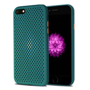 果不凡 適用蘋果6s/6plus手機(jī)殼散熱防摔軟殼iPhone6splus硅膠防摔保護(hù)套透氣防指紋款 【墨綠色】-透氣散熱-磨砂防指紋 蘋果6/6s-4.7英寸