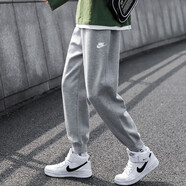 耐克（NIKE）官方艦店男褲2025秋季新款休閑褲束腳小腳長褲衛(wèi)褲針織透氣運(yùn)動(dòng)褲 BV2680-063/針織透氣/灰色收口 M /170/76A