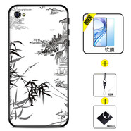 好機友蘋(píng)果4手機殼iphone4保護套4S防摔iphone4s全包軟薄情侶潮牌網(wǎng)紅男液態(tài)硅膠女個(gè)性 【蘋(píng)果4/4S通用】墨竹+軟膜+指環(huán)+掛繩
