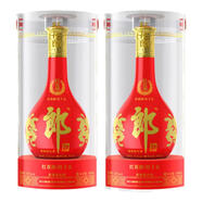 郎酒 高度白酒舍得 董酒組合裝 搭配 送禮 53度 500mL 2瓶 紅花郎十五