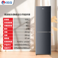 韓電128L家用雙門冰箱防串味低噪音溫度均恒強(qiáng)冷速凍電冰箱租房廚房宿舍客廳小冰箱 128L【高效制冷-節(jié)能靜音】夢(mèng)幻銀