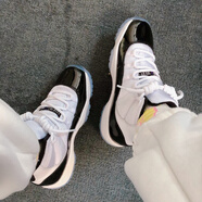 耐克（NIKE）aj11男鞋女鞋  Air Jordan 11康扣 45號后跟中幫復(fù)古潮流籃球鞋 378038-100/378037-100 康扣 36 GS