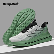 ROMP.DUCK跑步鞋男鞋夏季新款軟底透氣中學(xué)生體測鞋休閑百搭健身慢跑運動鞋 綠色【高端輕量輕跑】 39【關(guān)注店鋪曾運動襪】