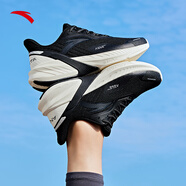 安踏（ANTA）毒刺2女鞋跑鞋女秋季新款軟底休閑跑步鞋運動(dòng)鞋子體測訓練鞋 【毒刺4】5520-1黑/象牙白 35.5