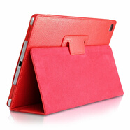 酷思麥 適用新款mini6/7平板電腦保護(hù)套迷你3mini4蘋果air2第6代ipad4 2018 9.7寸保護(hù)殼iPad 10代皮套 大紅＞升級版 iPad 2/3/4(9.7英寸)