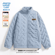 JEANSWEST LIFE真維斯歐美風(fēng)男士棉服秋冬季保暖透氣上衣潮男機車戶外防風(fēng)外套潮